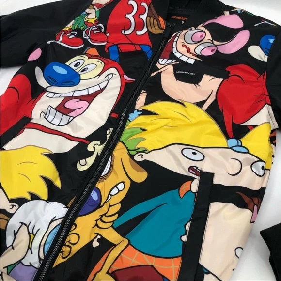 MENS MEMBERS ONLY NICKELODEON BOMBER JACKET Women - Picture 1 of 16
